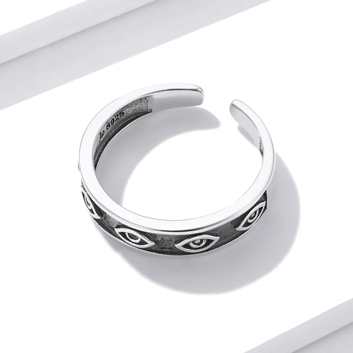 Pandora Style Guardian Ring Open Ring - BSR193