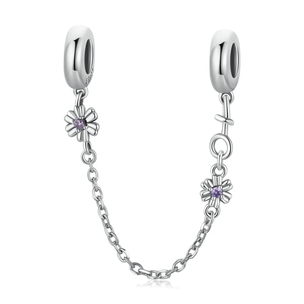 pandora stil retro flowers lant de siguranță scc2100