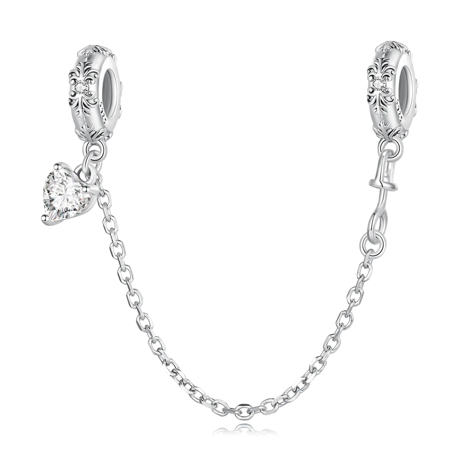 pandora stil retro siguranță lanț scc2407