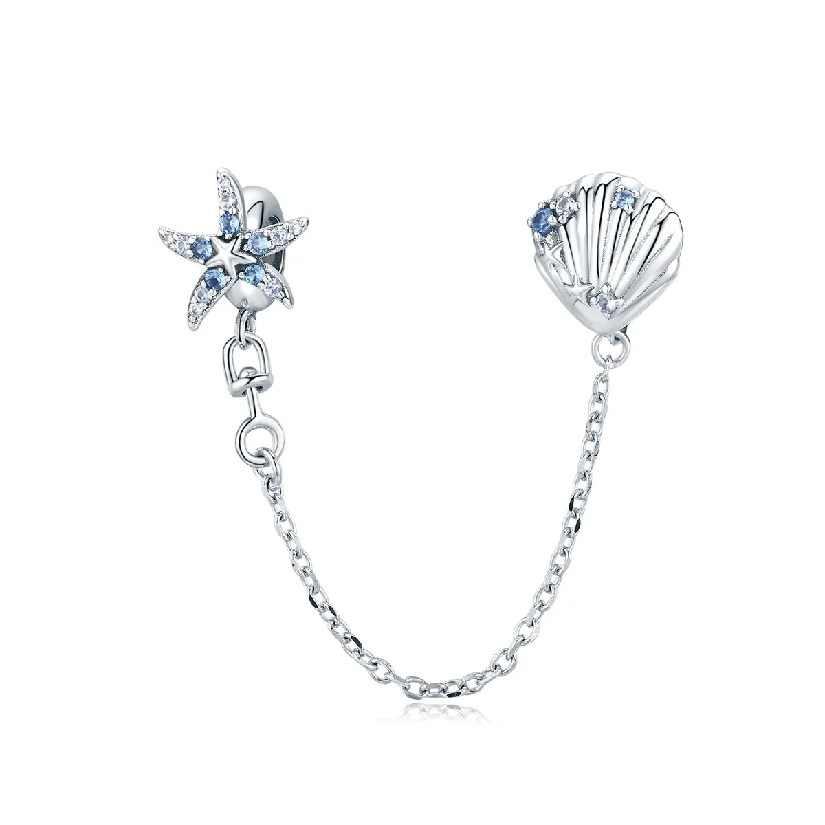 siguranță în stilul pandora cu lanțul de siguranță deep sea star scc1478