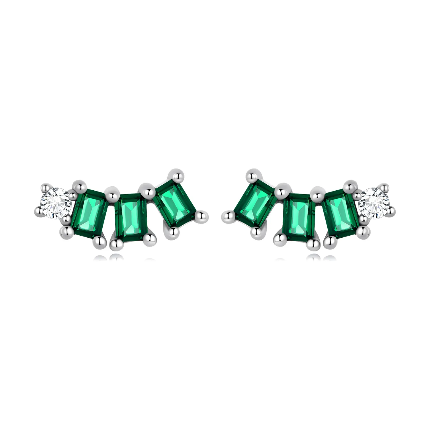 bijuterii cercei cu mărgele în stilul pandora mosaic gems bse704
