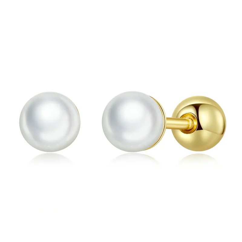 bijuterii stil pandora cercei cu perle bse630 bl