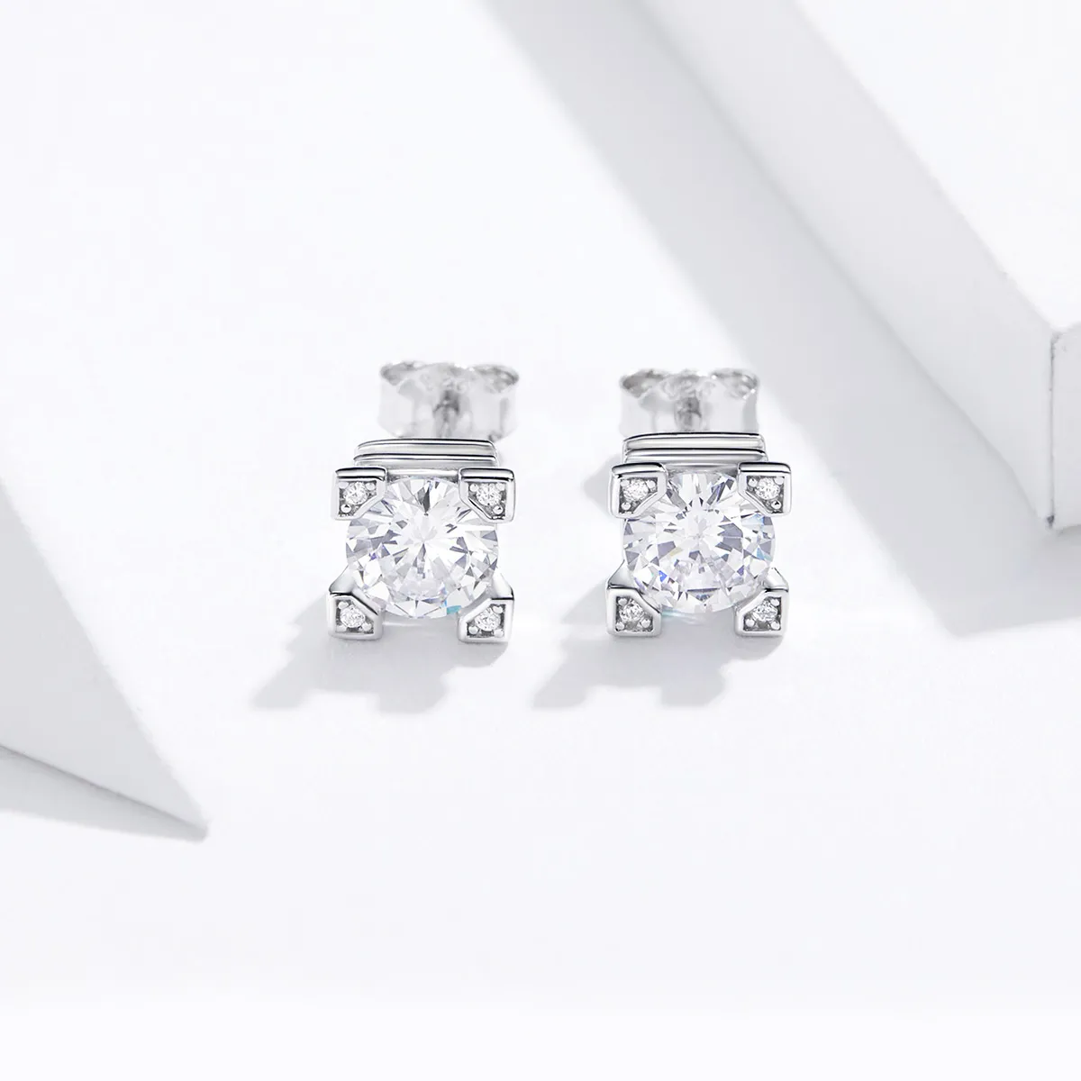 Pandora Style Bright Time Stud Earrings - BSE192