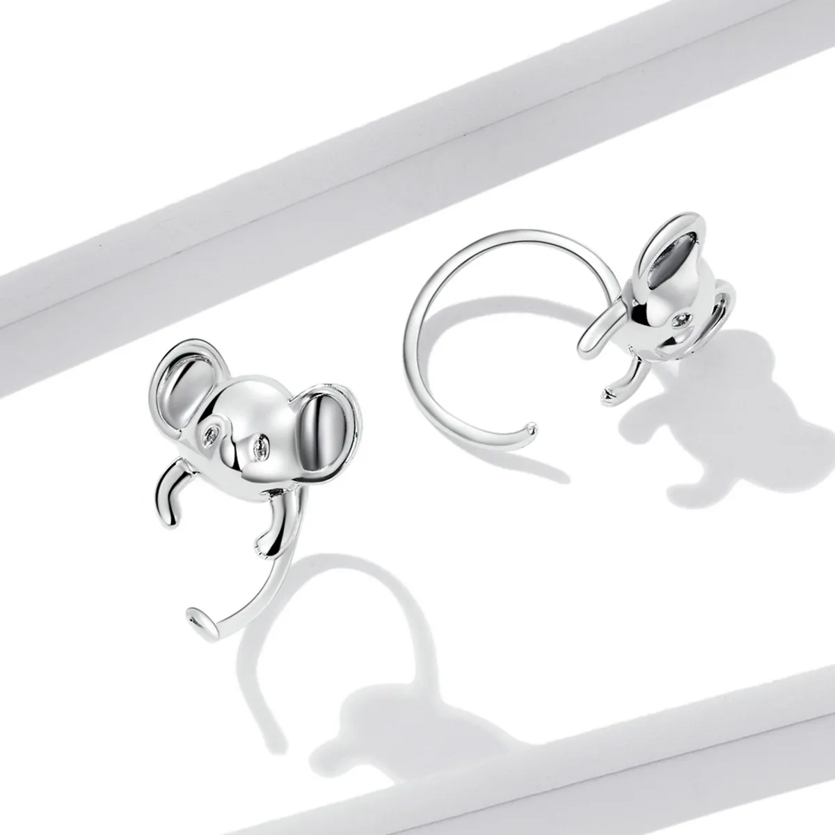 Pandora Style Mini Koala Stud Earrings - BSE566