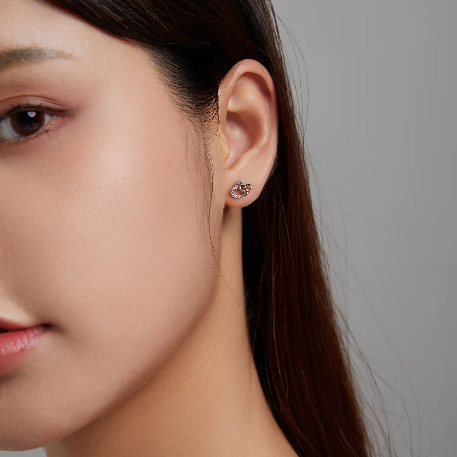 Pandora Style Shine Love Stud Earrings - BSE528