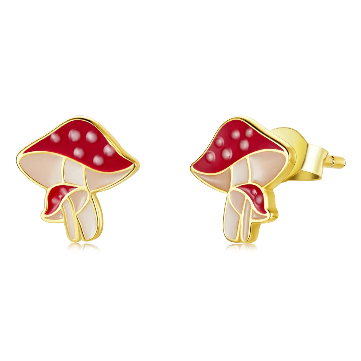 stil pandora de toamnă cercei cu ciuperci sce1245