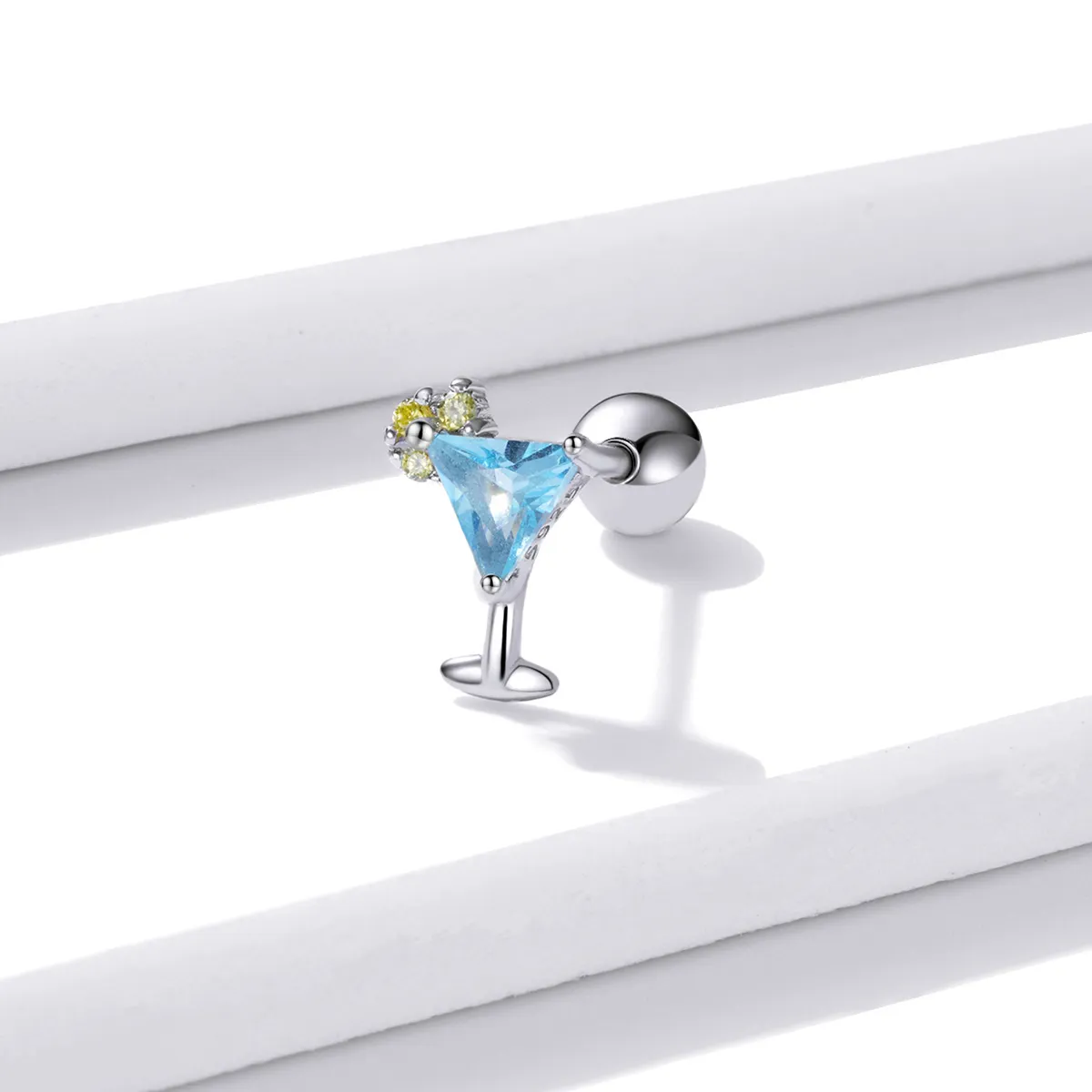 Stil Pandora de vară - Cercei drăgălași în formă de băutură răcoritoare - BSE489