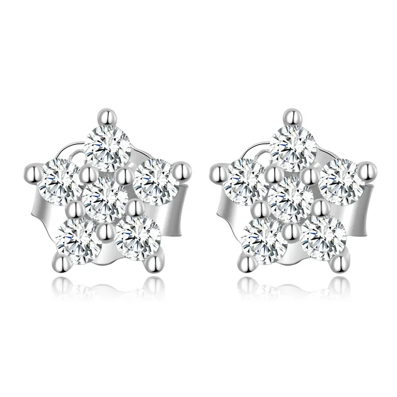 stil pandora mini cercei cu floare bse598 a