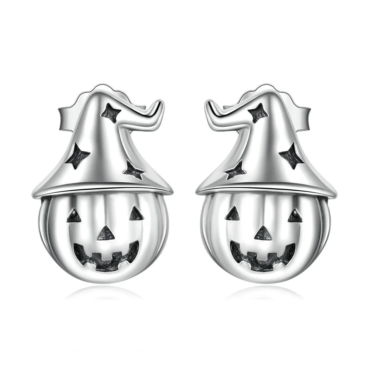 studuri de tip pandora cu dovleci de halloween bse537