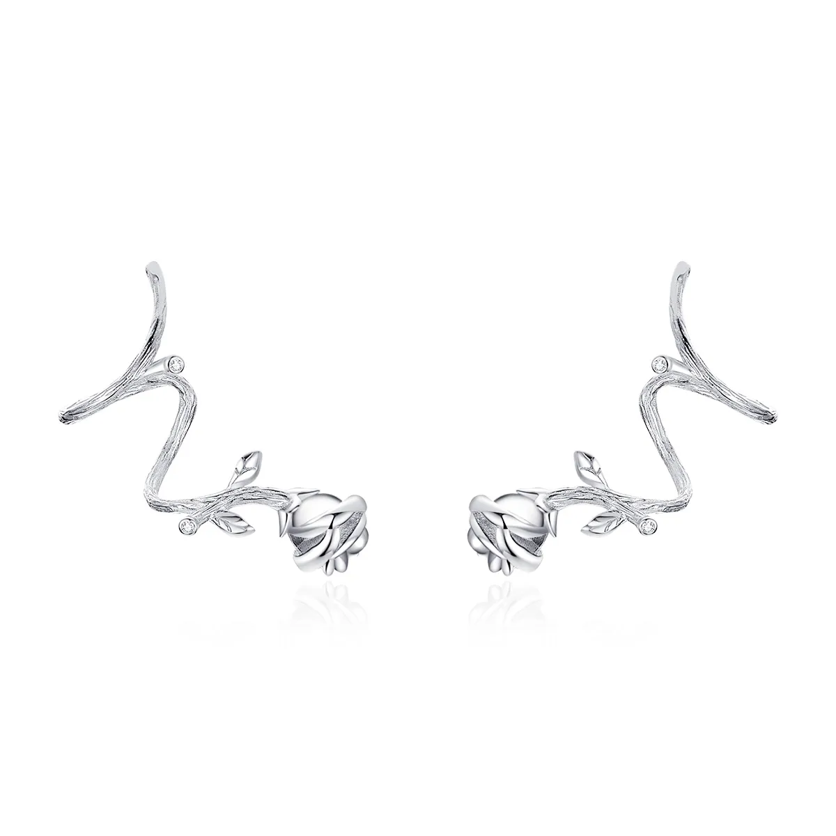 studuri pandora cu model de trandafiri bse238