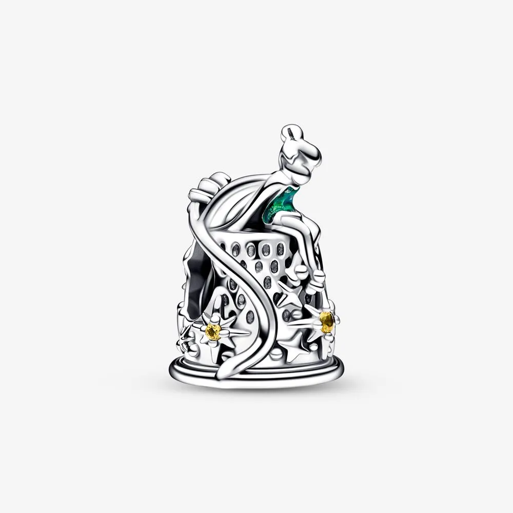 breloc cu degetar celeste pandora disney tinker bell 792520c01