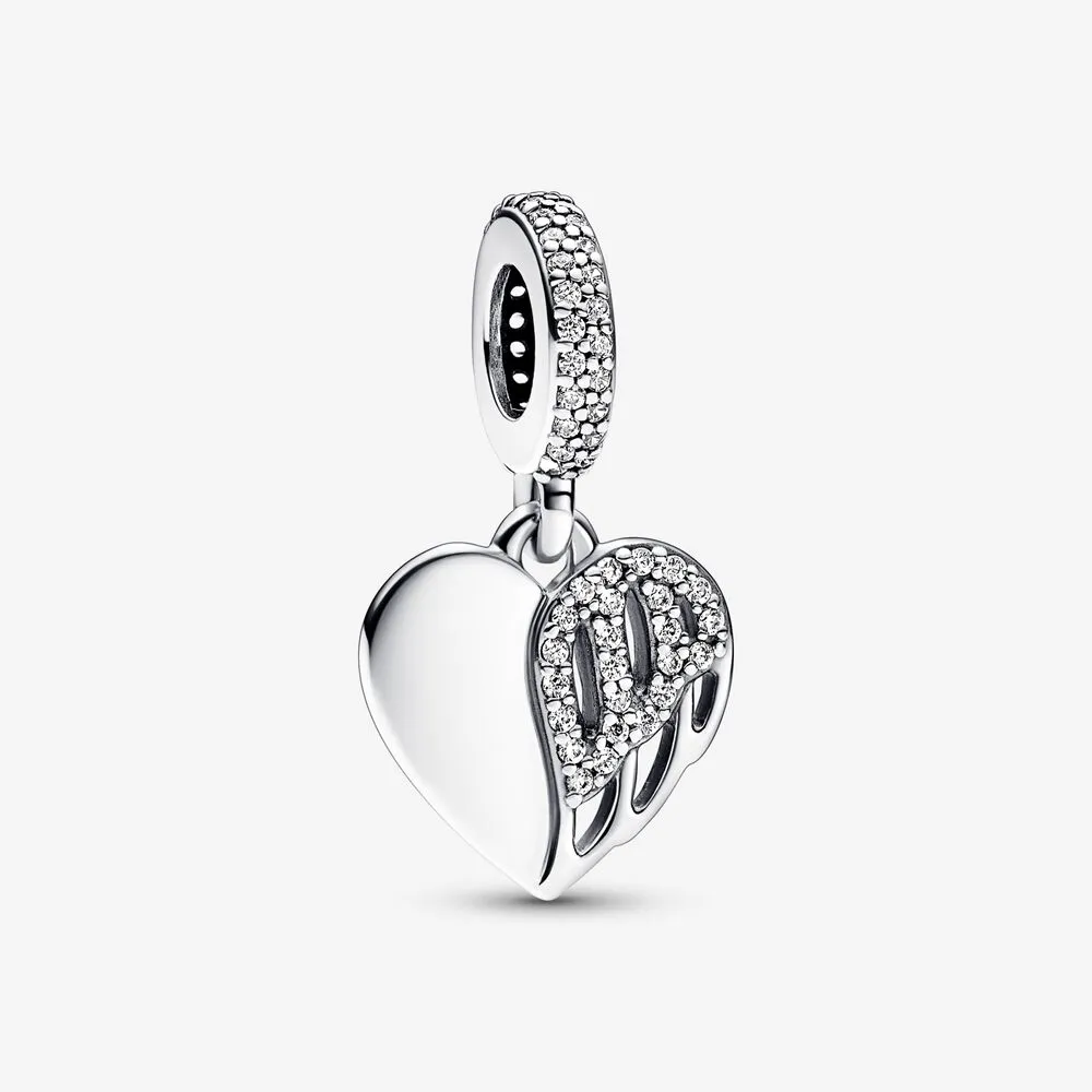 pandantiv pandora in forma de inima si ingeras 792646c01