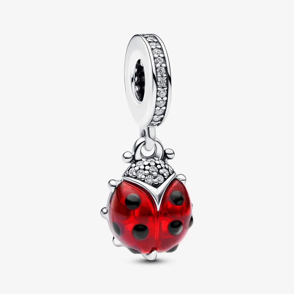 pandora breloc ladybug roșu 792571c01