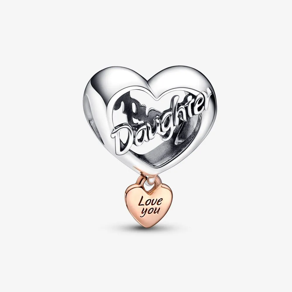 pandora charm inimă te iubesc fiică 782327c00