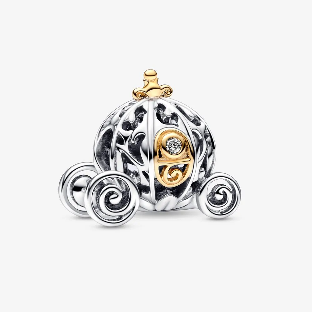 pandora disney 100 de ani căruța fermecată a cenușăresei breloc 792553c01