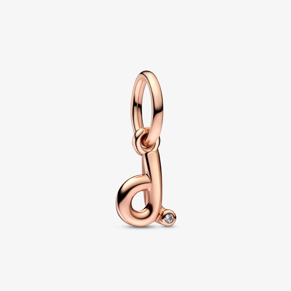 pandora pandantiv litere d script alfabet dangle charm 782534c01