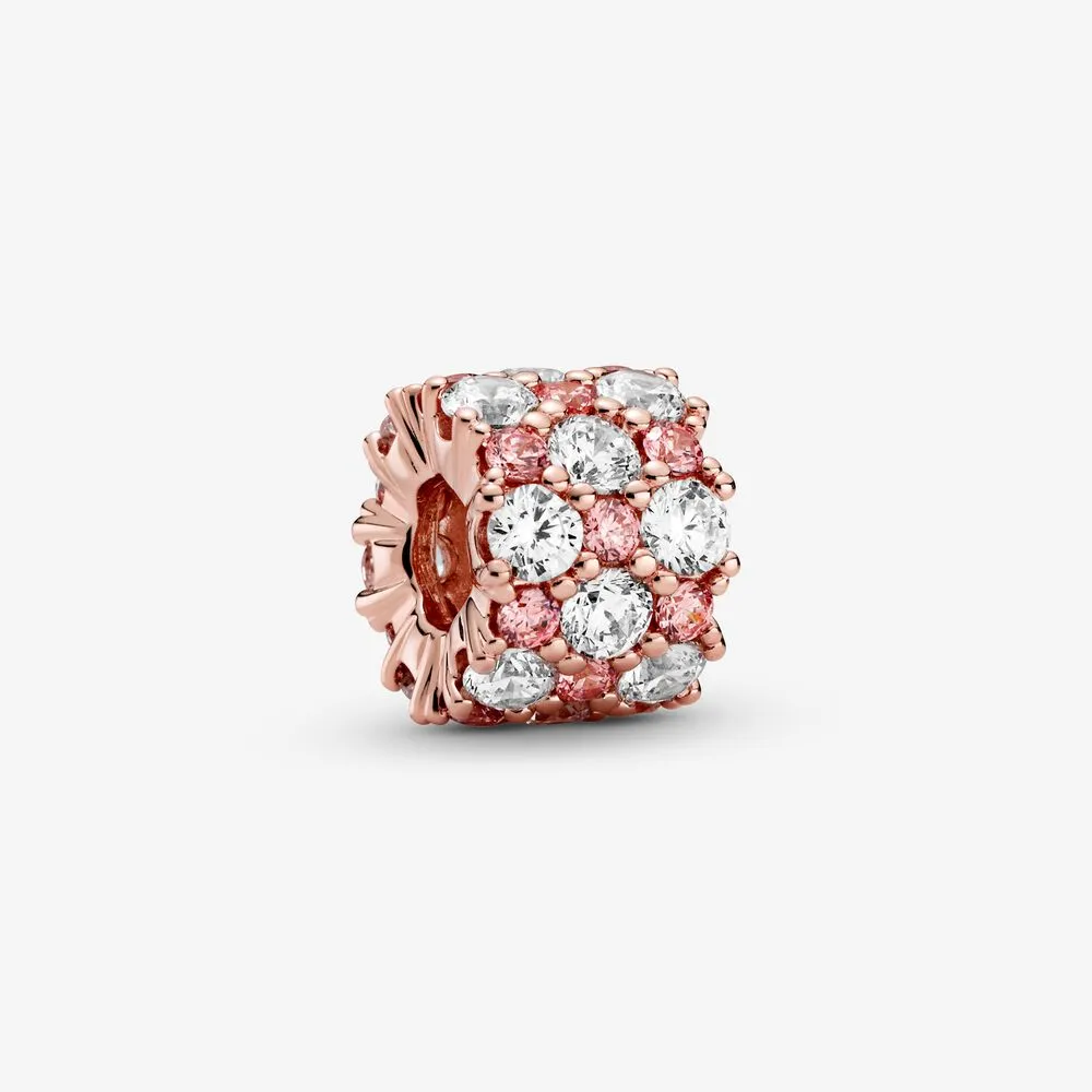 pandora pandantiv sclipitor roz transparent 788487c01