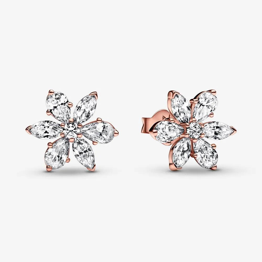 pandora stalpi de cercei cu cluster sparkling herbarium 282407c01