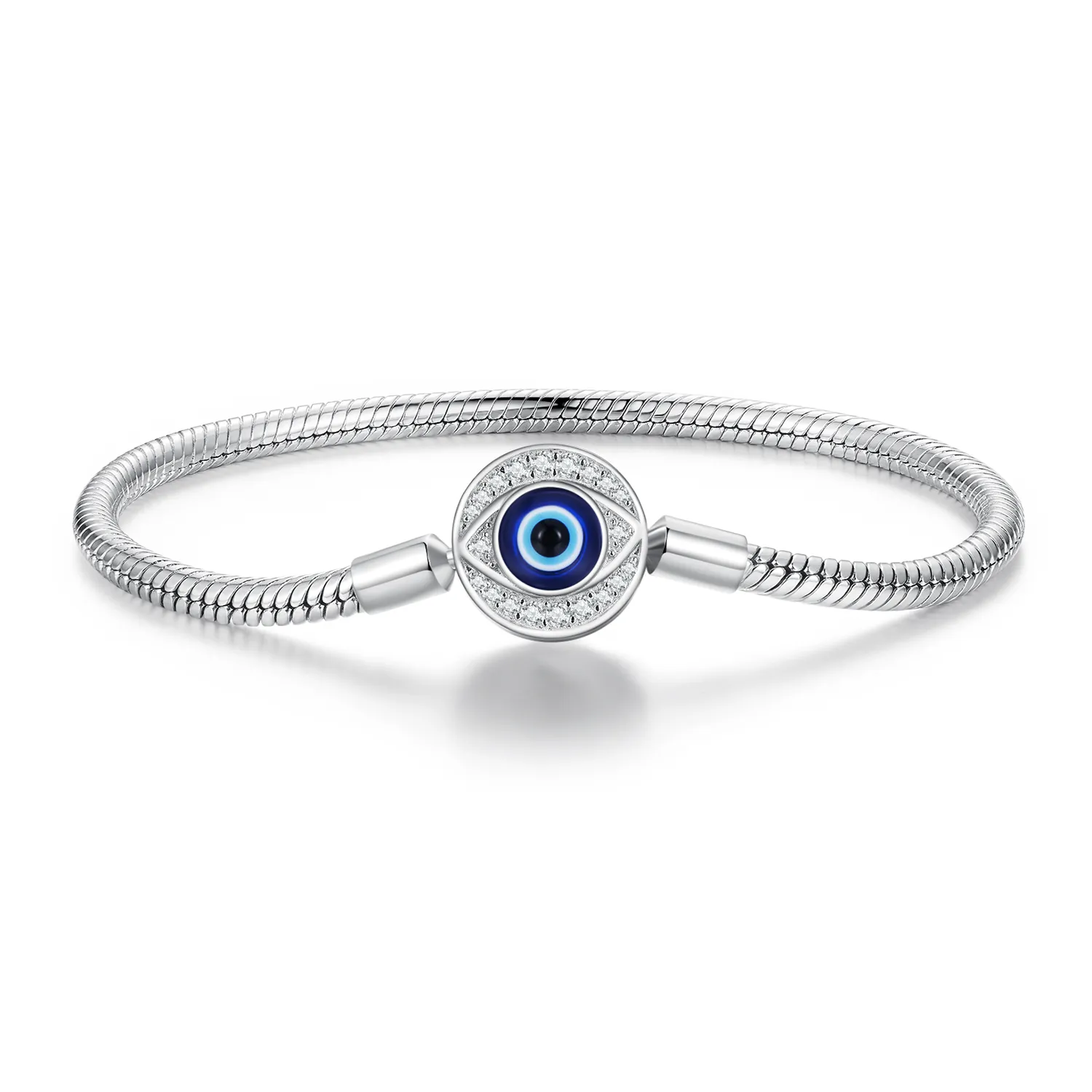 bratara cu lant de baza pandora style devil eye bsb122