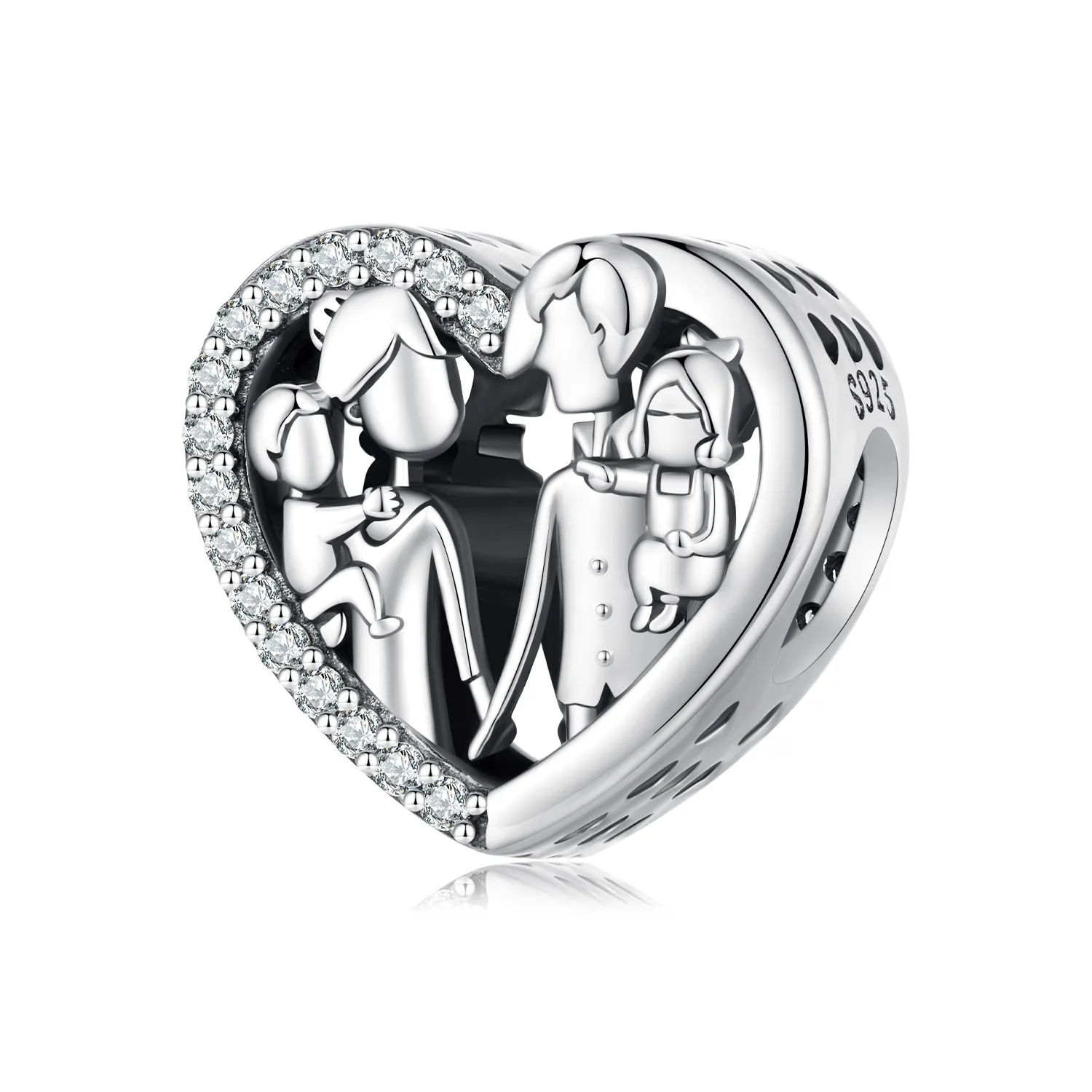 charm pentru familie în stil pandora scc2514
