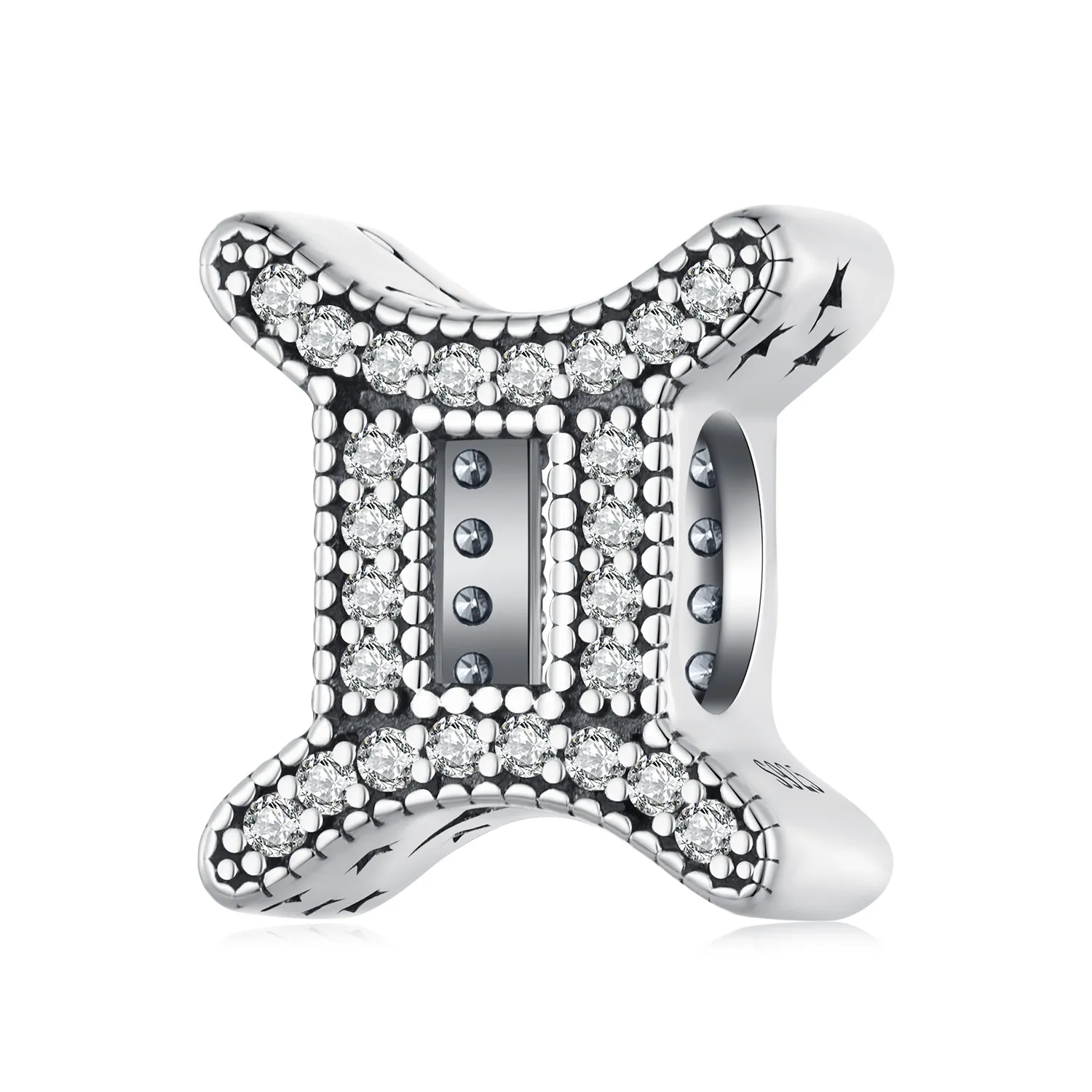 charm zodiac norocos gemeni în stil pandora scc2516 3