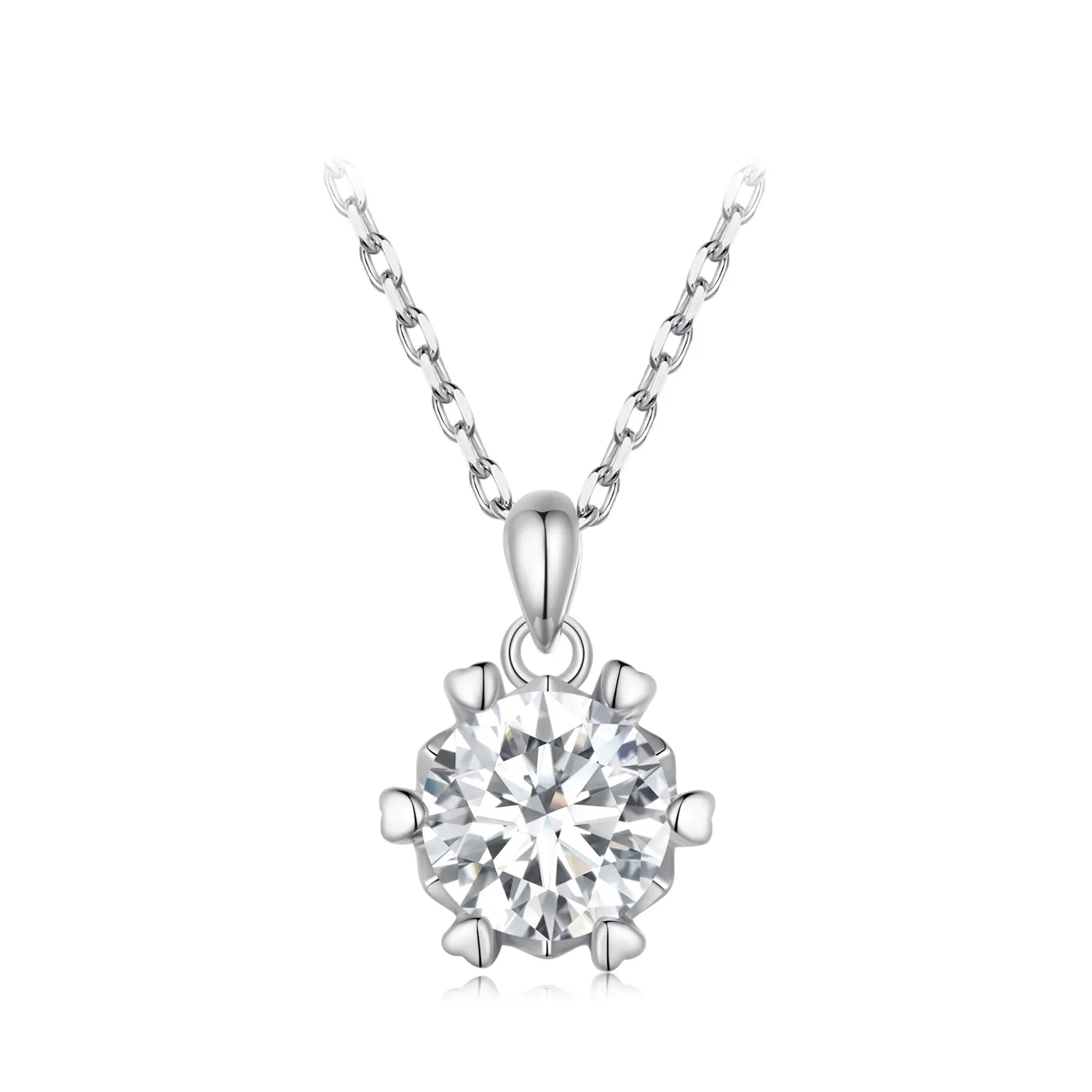colier de tip pandora cu moissanite de lux msn006 a