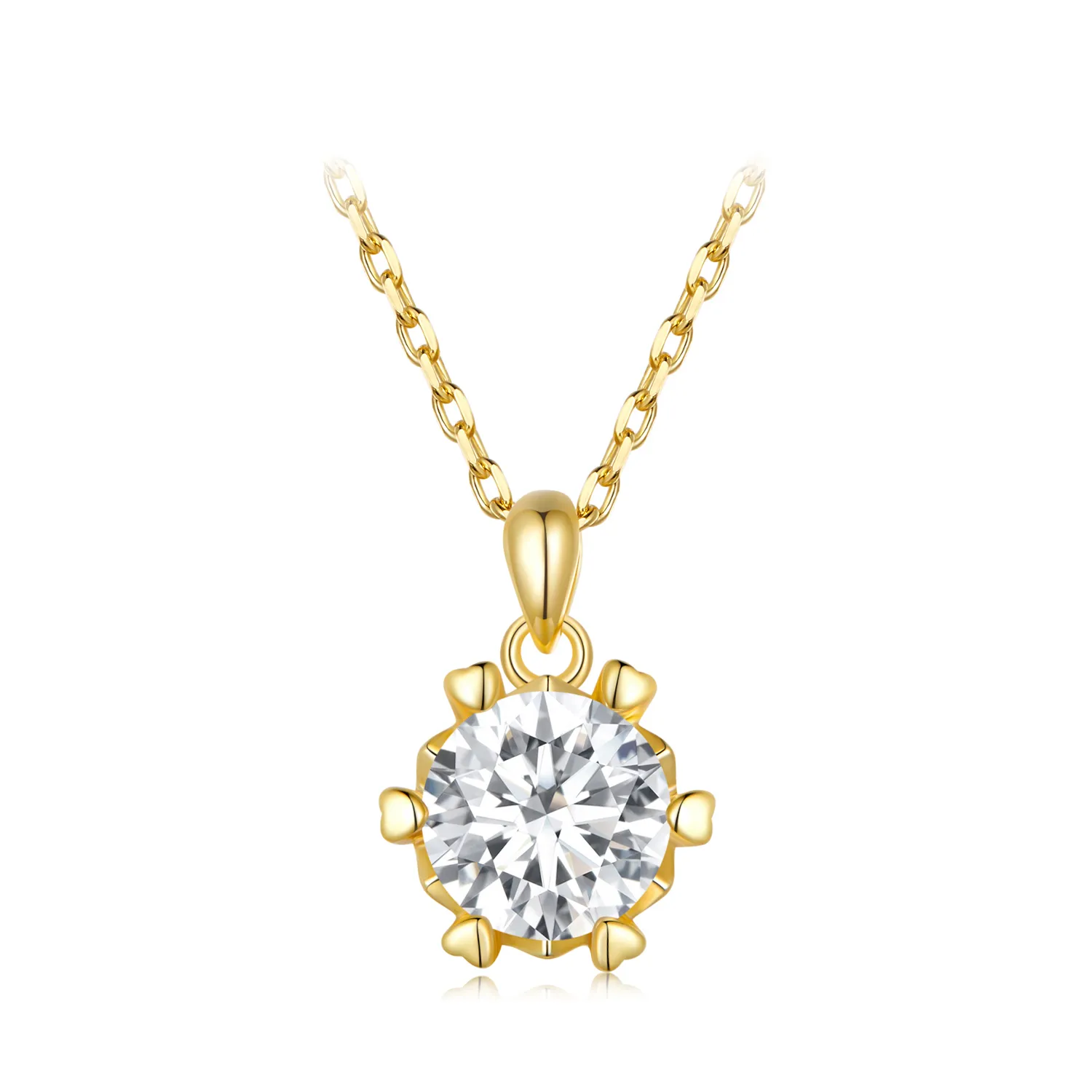 colier pandora de lux cu moissanite msn006 b