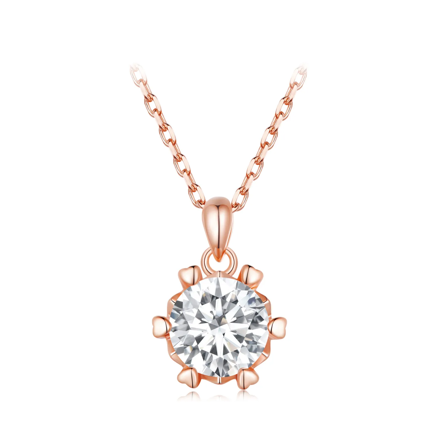 colier în stil pandora cu moissanite de lux msn006 c