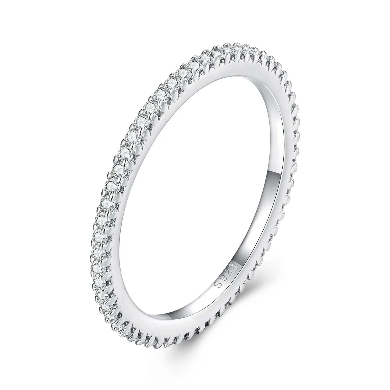 inel moissanite în stil pandora msr027