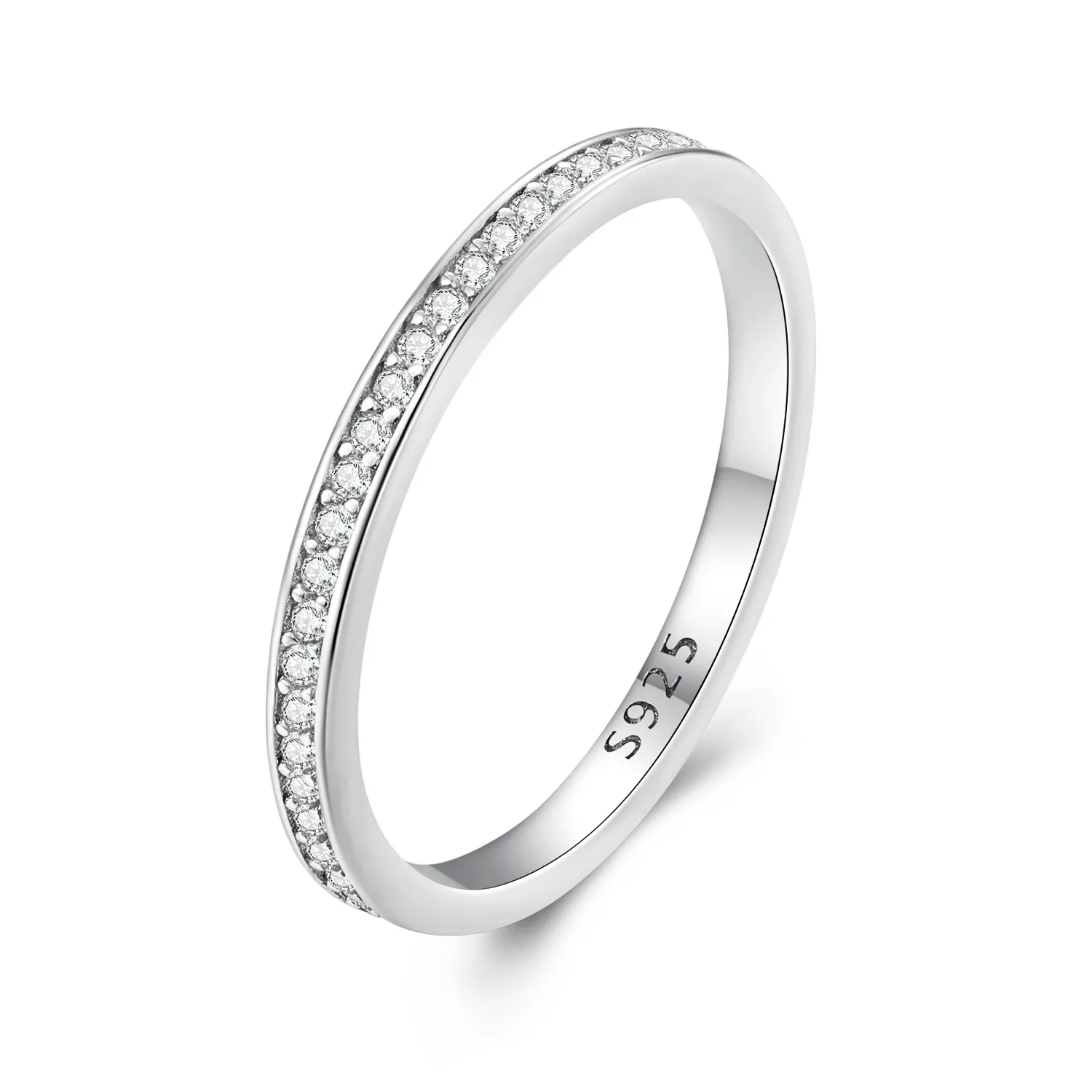 inel pandora style pave cu moissanite msr030