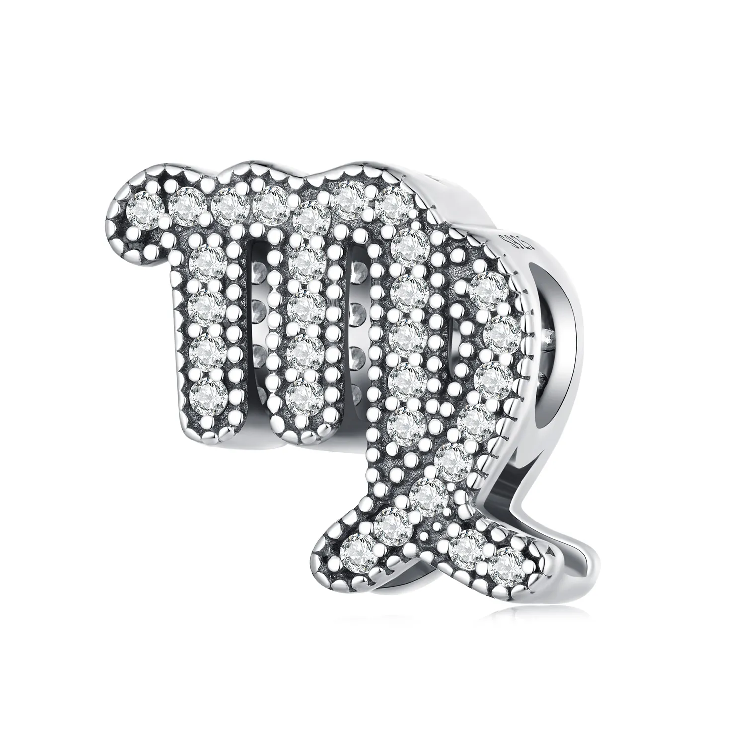 pandora style virgo lucky zodiac charm breloc norocos zodiac fecioară scc2516 6