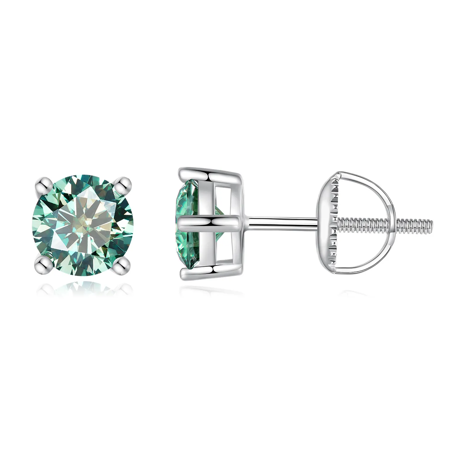 stil pandora cercei cu moissanite 05 carate patru gheare mse003 cfs
