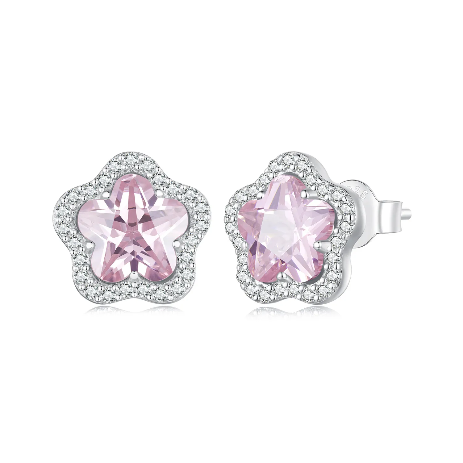 studuri mici cu model de floare în stil pandora bse850