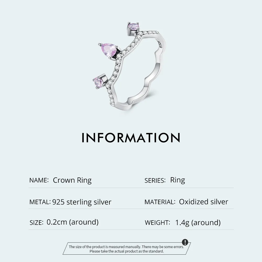 Inel coroană stil Pandora argintiu - SCR888