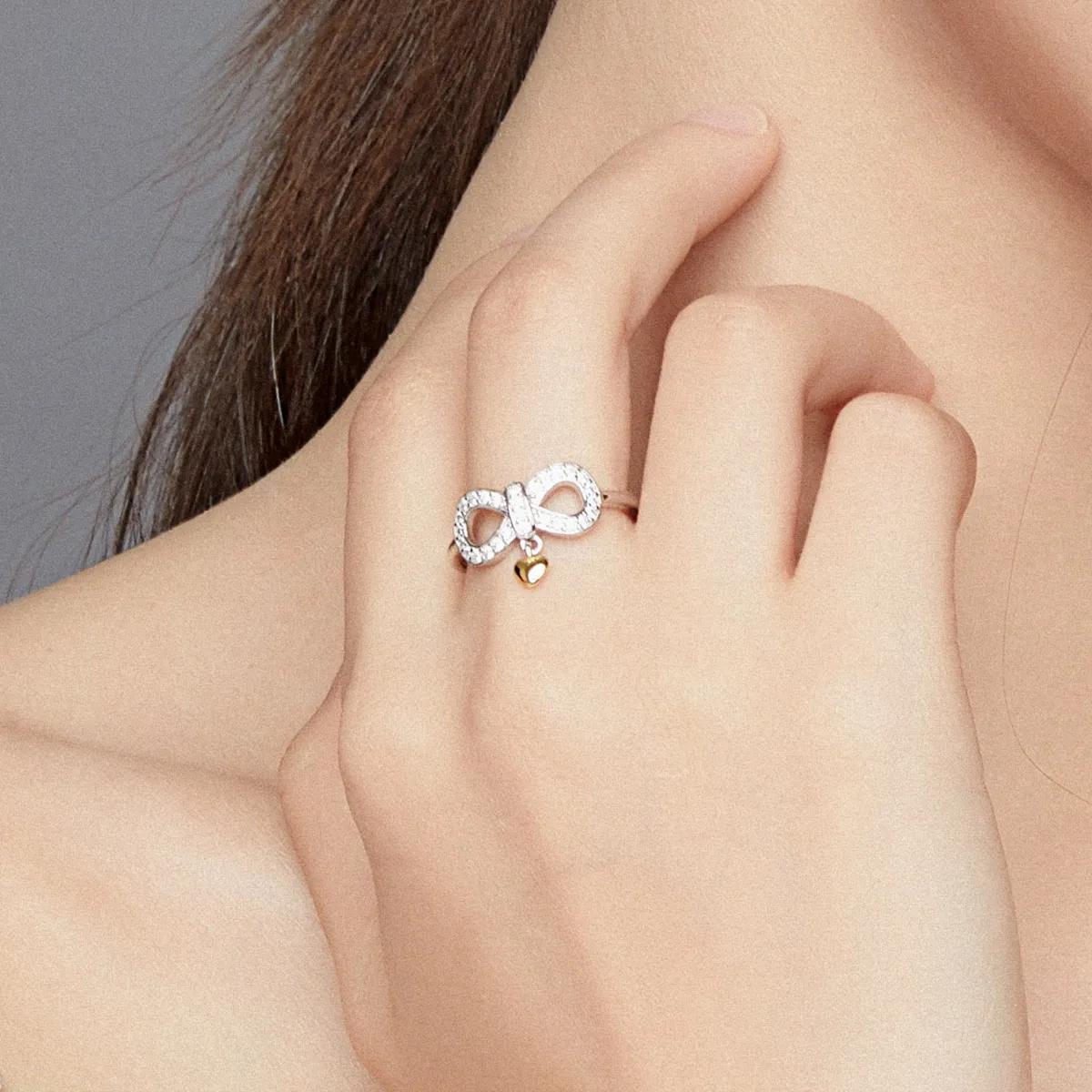 Inel de stil Pandora cu simbolul infinitului - SCR676