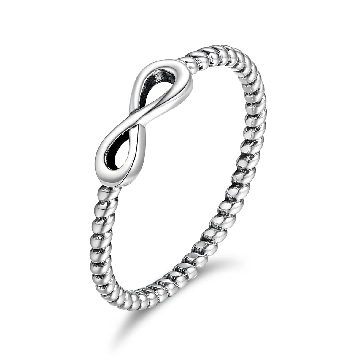 inel pandora de argint în stil infinit scr094