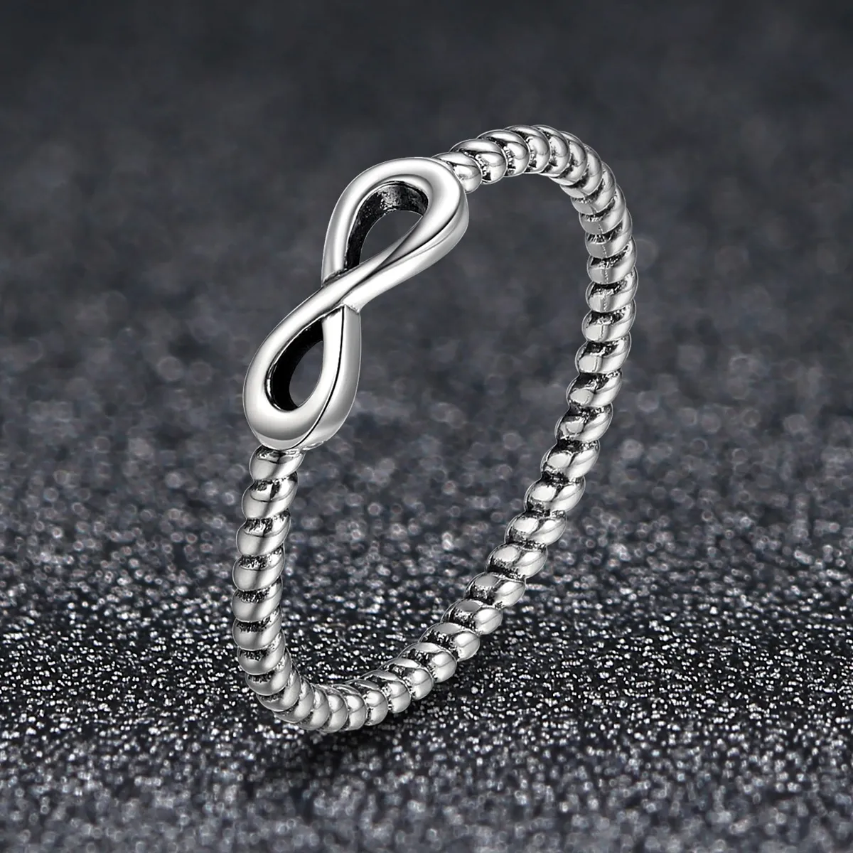 Inel Pandora de argint în stil infinit - SCR094