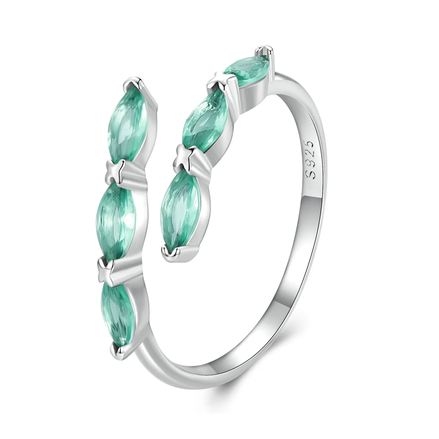 inel verde de stil pandora bsr415