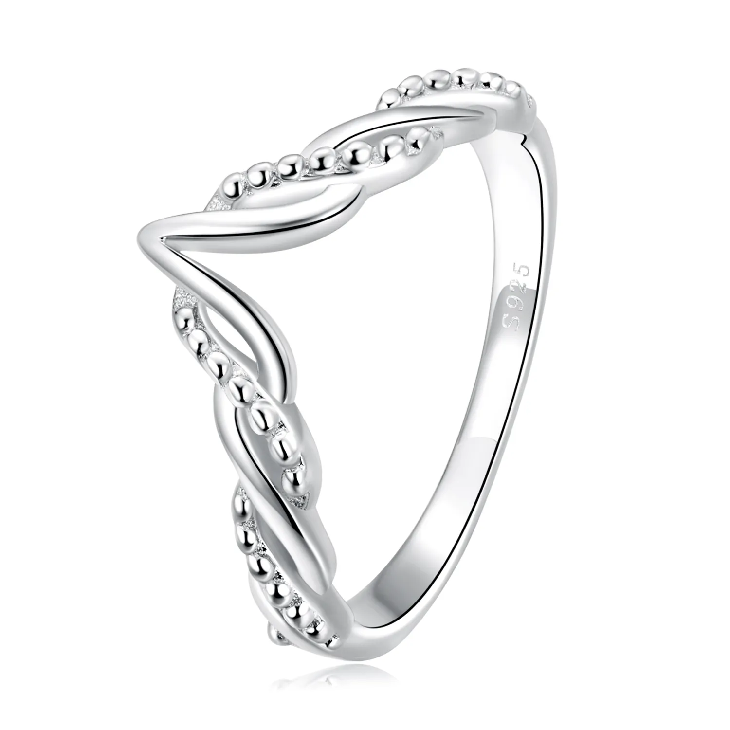 Inelul Tiara de stil Pandora cu formă de furcă - BSR258