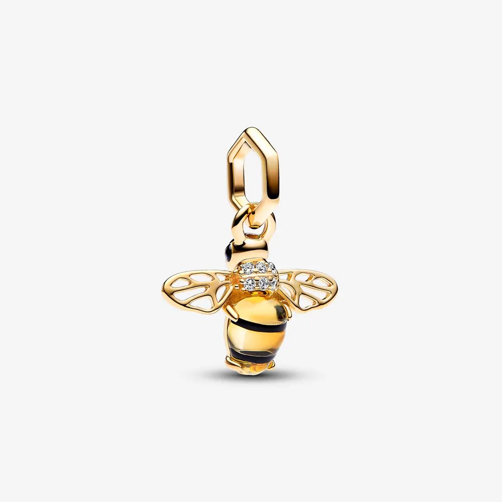 charm pandora sparkling bee dangle 762672c01