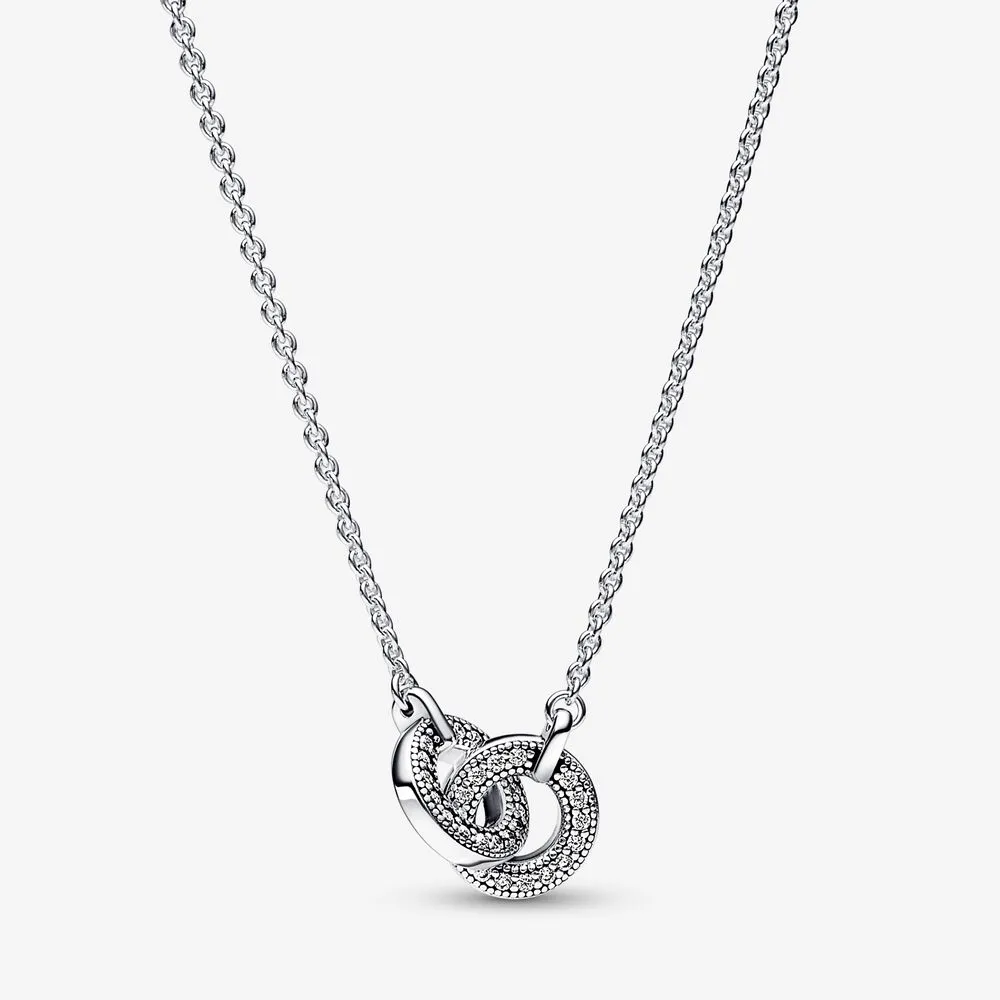 colierul cu pandantiv pandora signature intertwined pavé 392736c01 45