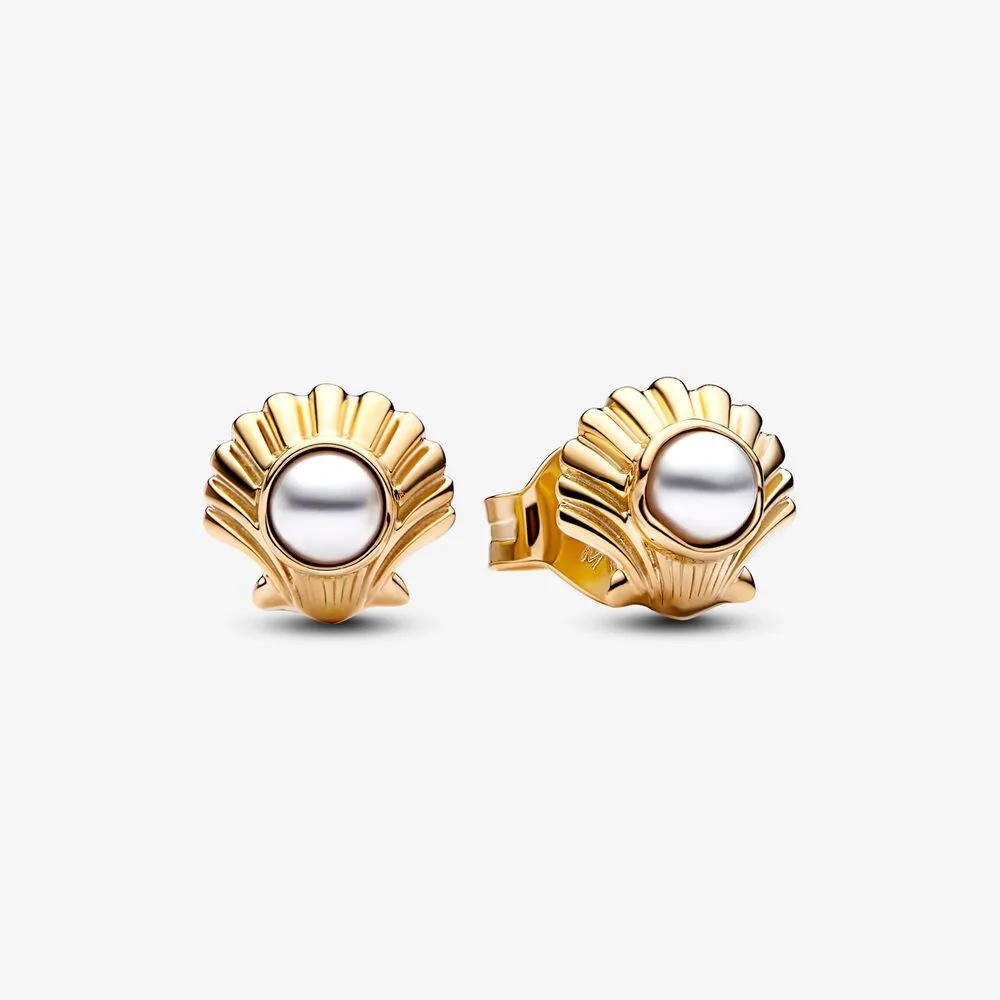 pandora disney cercei cu șurub the little mermaid seashell 262686c01