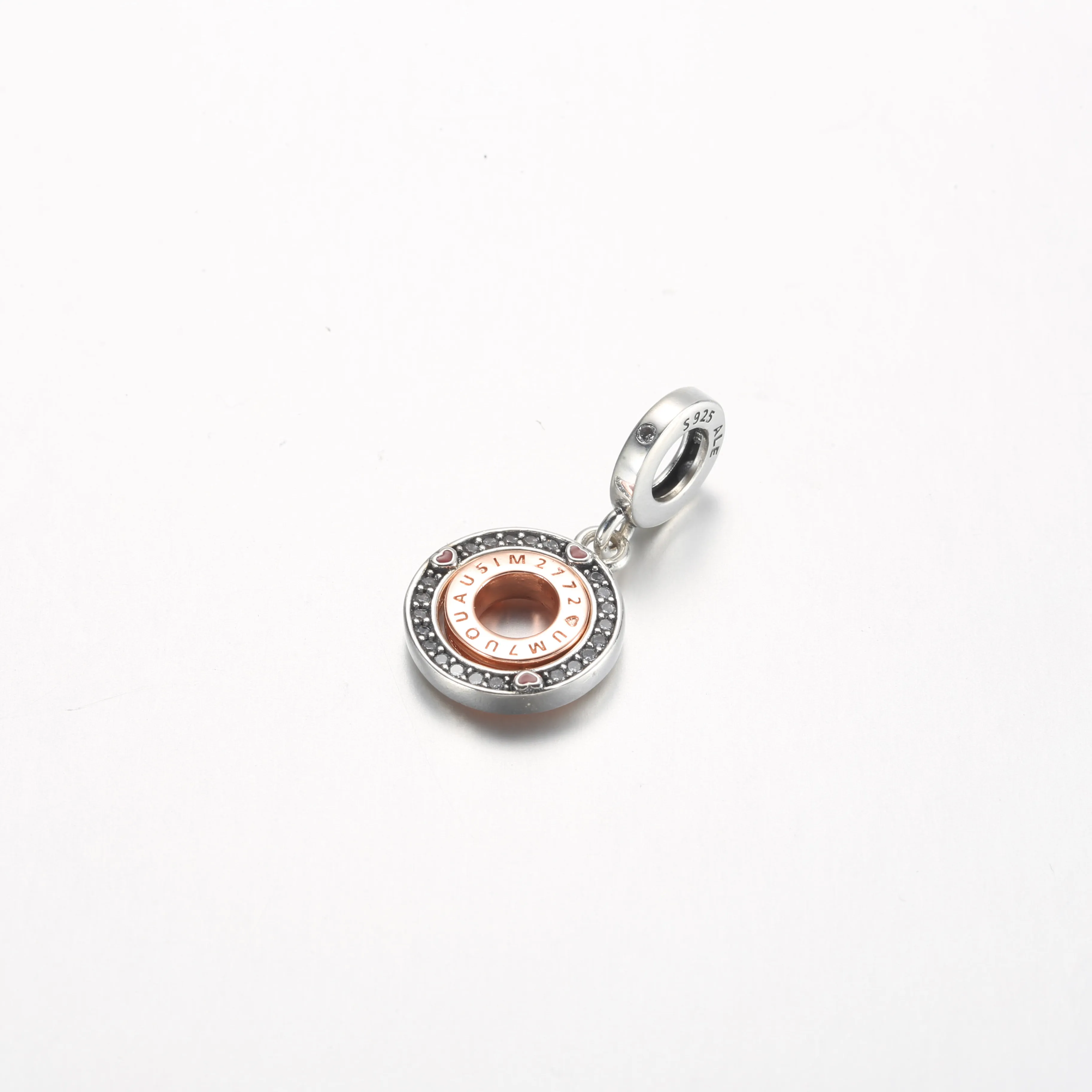 Pandora MSG rotativ din argint sterling și placat cu aur roz de 14k - 782640C01