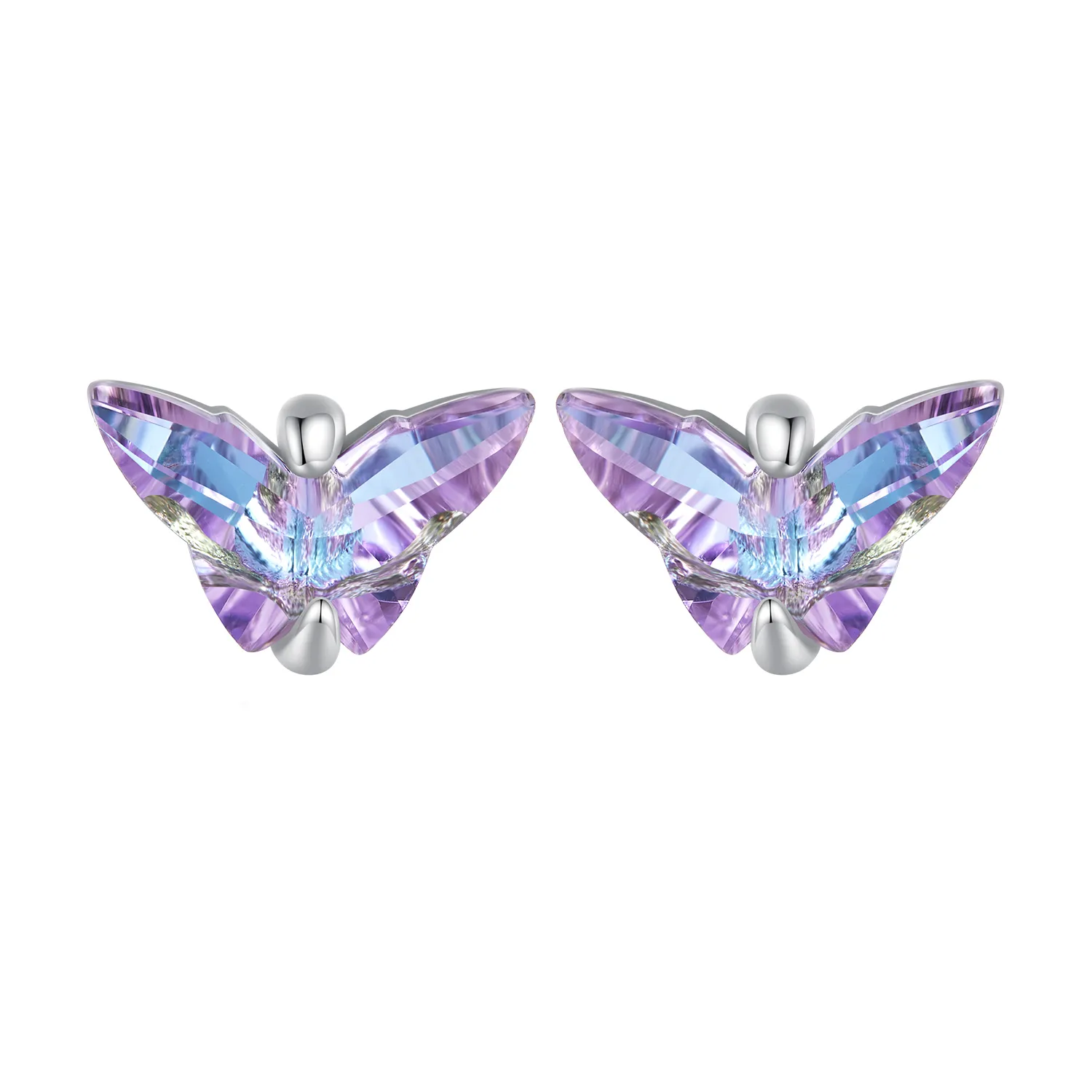 Bijuterii Pandora în stil fluture, cercei cu șurub - BSE797