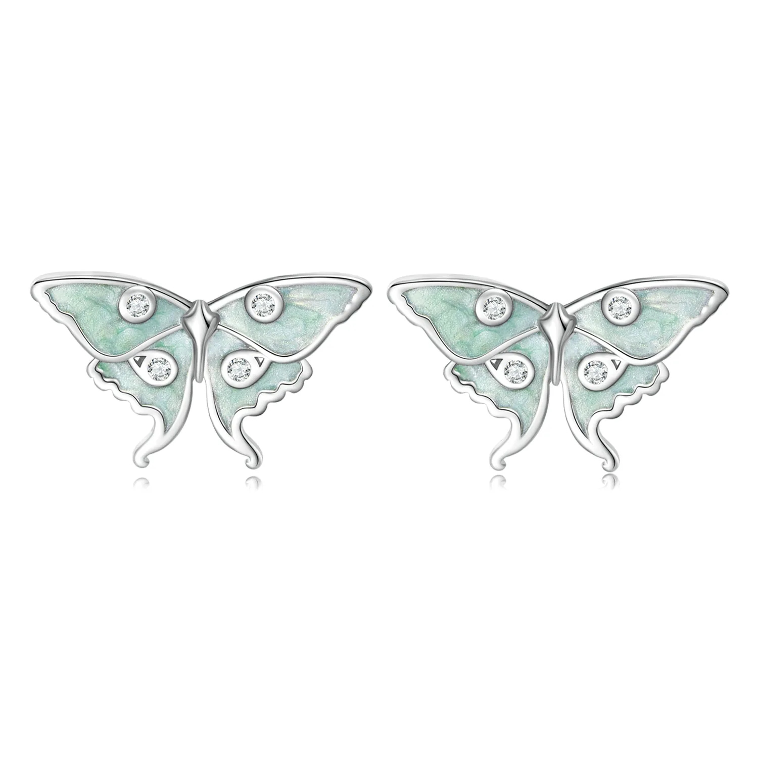 bijuterii stil pandora cercei stud cu fluturi wizard of oz bse828