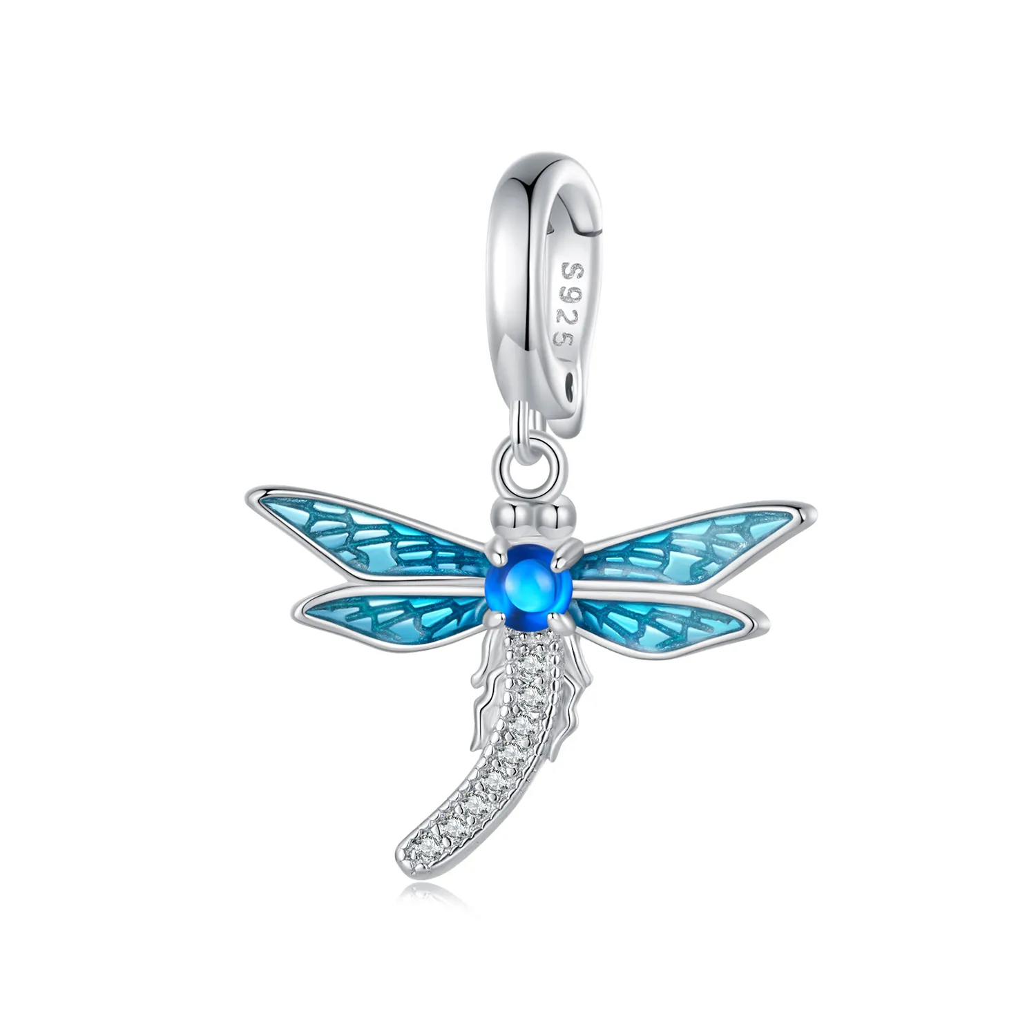 bijuterii tip pandora cu pandantiv dragonfly scc2569
