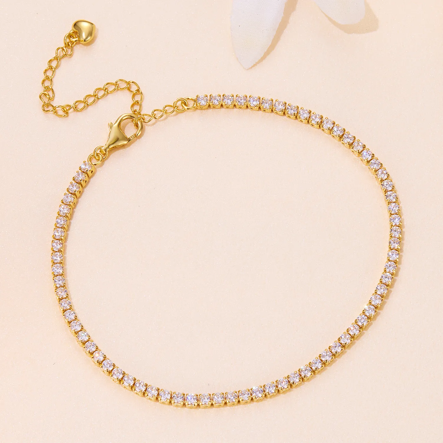 Brățară cu lanț Pandora Style din aur, cu zirconiu exquisit - BSB097-B