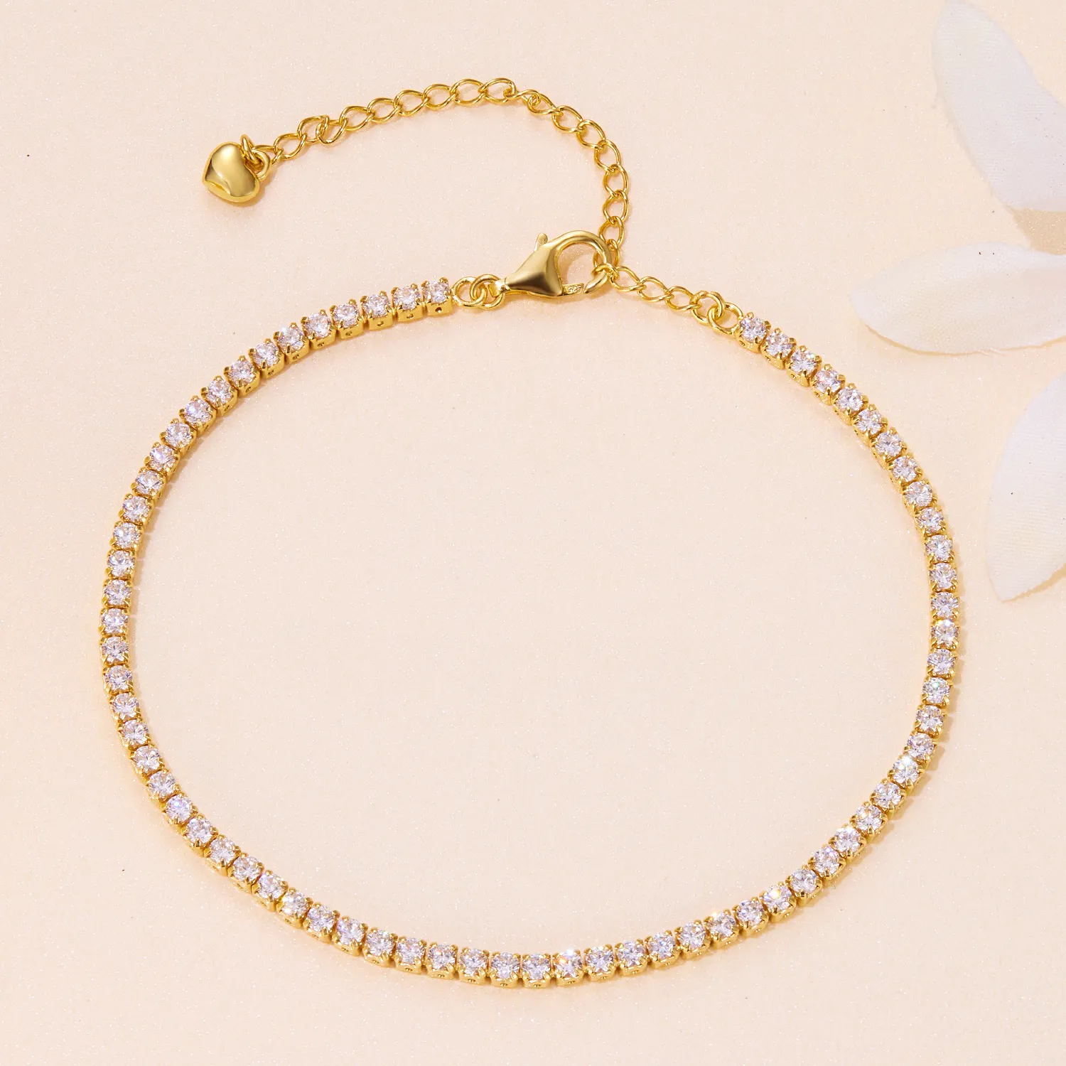 Brățară cu lanț Pandora Style din aur, cu zirconiu exquisit - BSB097-B
