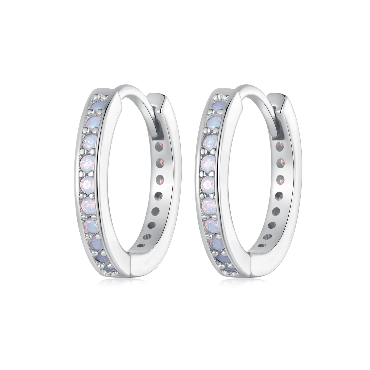 cercei pandora stil opal roz bse875