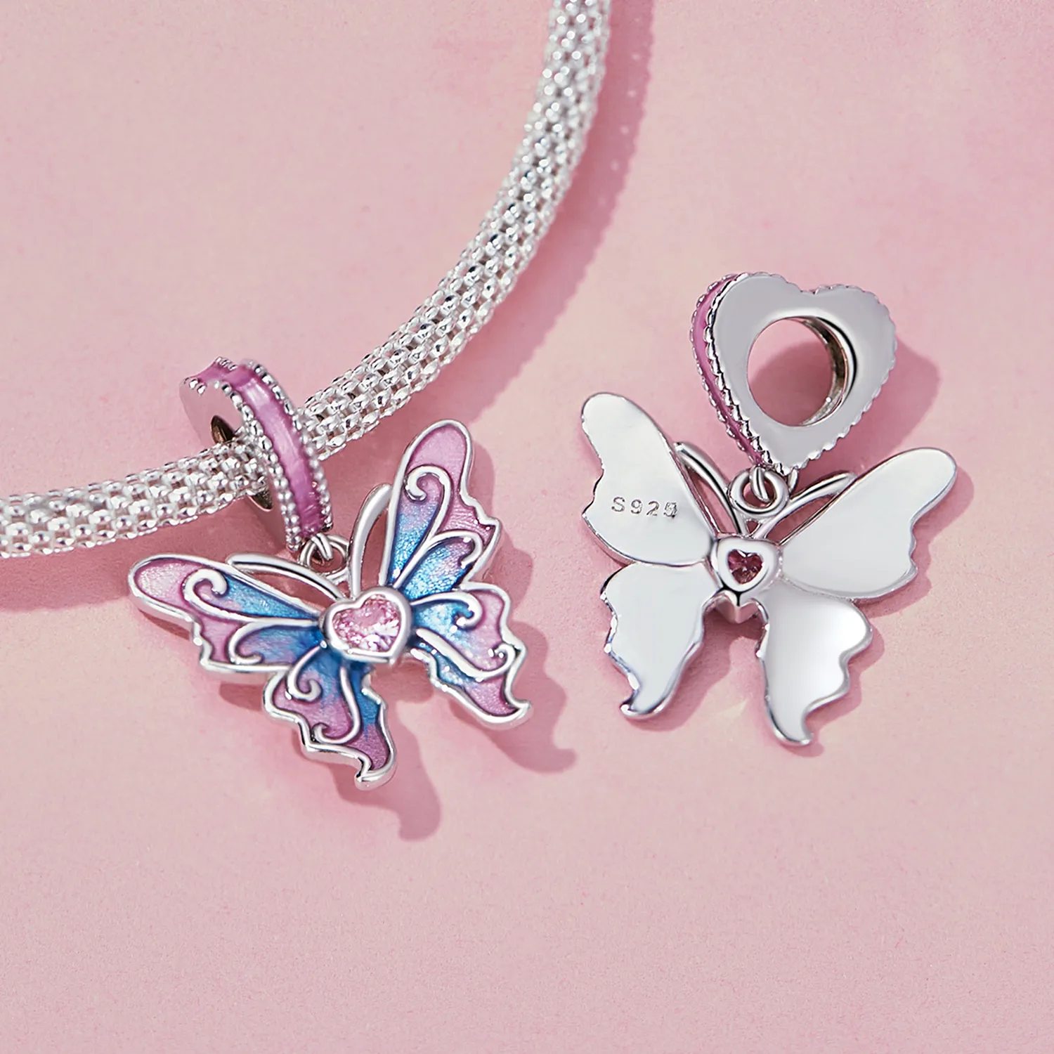 Cercei tip Pandora în stilul Butterfly Fairy - SCC2472